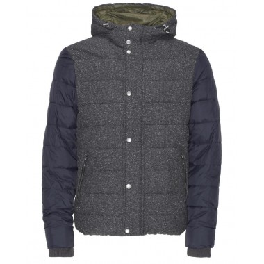 Jack&jones giubbino imbottito con piuma sinteca e cappuccio mod. SID